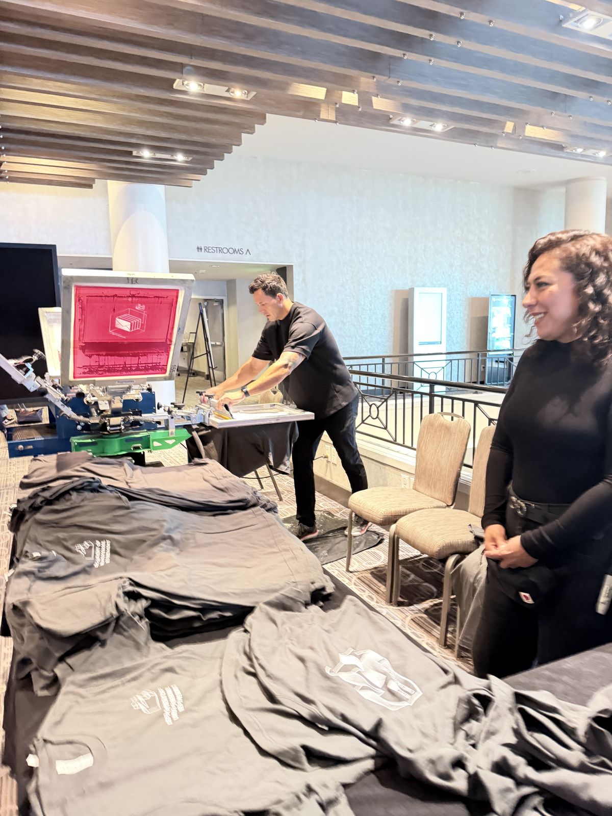 Live event printing at a Anaheim brand activations & pop-ups event
